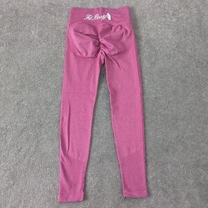 Tiktok Leggings Women's Size Medium Pink Ruched on the Bum